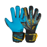 Reusch Attrakt Aqua Finger Support 5470450 7714 schwarz blau gold 1